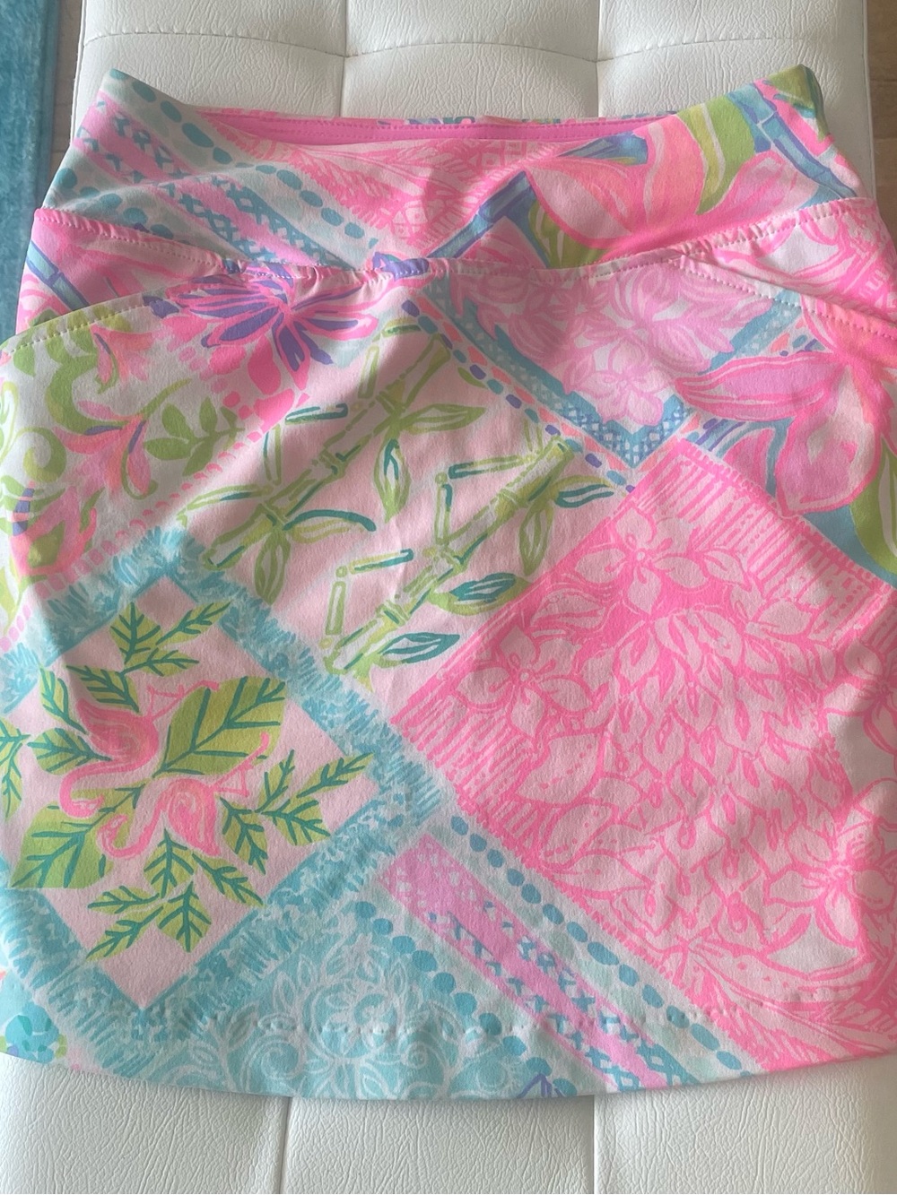 Lilly Pulitzer Tropical Patchwork Skort